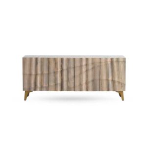 Aparador 4 P. Patinado blanco – GABAR